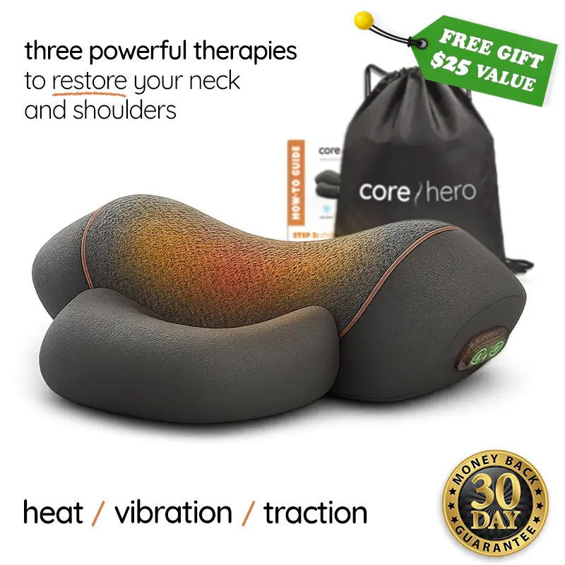 Core Hero 3-in-1 Neck Massage Pillow Core Hero 3-in-1 Neck Massage Pillow