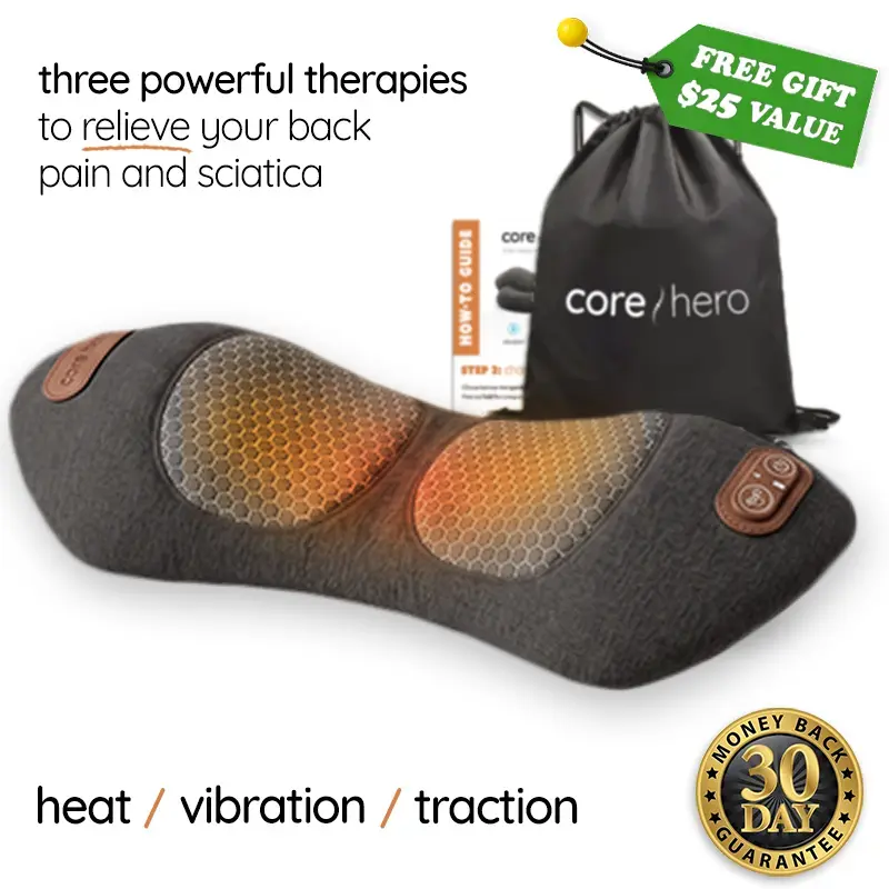 Core Hero® 3-in-1 Lumbar Massage Pillow