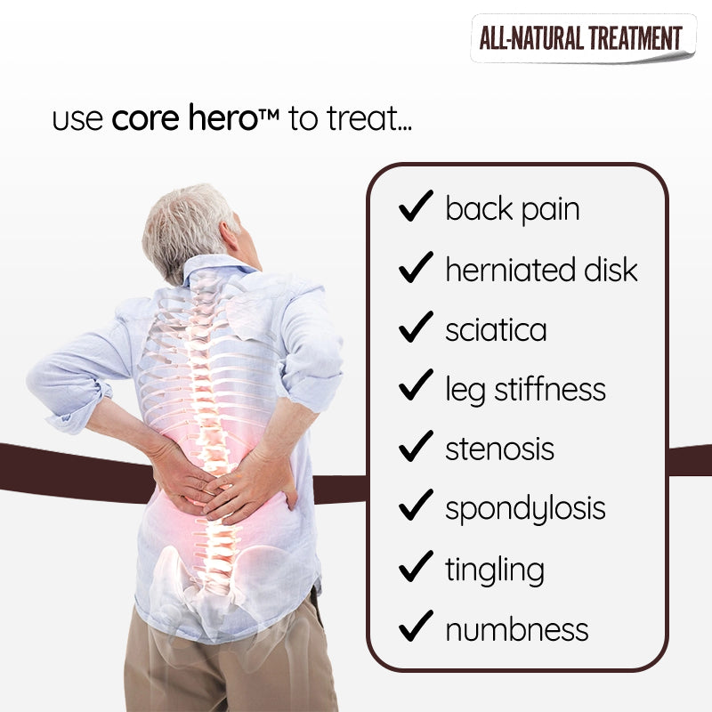 Core Hero™ Heated Lumbar Massage Pillow - Core Hero™ Back Massager